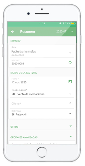 La app móvil para hacer facturas gratis para iPhone y Android