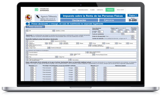 Rellena el modelo 100 de IRPF anual para autónomos