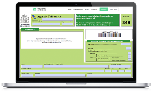 Rellena el modelo 349 de Operaciones Intracomunitarias de manera automática